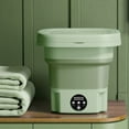 thumbnail image 1 of 8L Portable Small Foldable Washing Machine with Spin Dryer For Socks Underwear Panties Washer Household Mini Washing Machine, 1 of 5