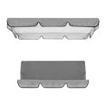 thumbnail image 1 of Juego de 2 fundas para columpio: toldo grande, impermeable y de primera calidad. Gris, 1 of 8