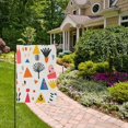 thumbnail image 2 of Yayeee Garden Flag 12" x 18" Double Sided Outdoor Yard Lawn Holiday Decorations, Beige Geometric, 2 of 6