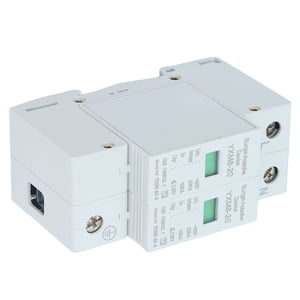 YXM8-20 2P Surge Protector with 20kA Discharge Capacity, 220V Voltage, and 420V Continuous Working Voltage for Enhanced Electrical Safety and Durability