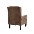 thumbnail image 4 of YANSHE Accent Chair With Arm, Modern Lounge Chair With Wood Frame, Comfy Leisure Chair With Removable Cushion For Living Room, Bedroom, Small Space﻿, 4 of 9