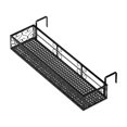 thumbnail image 1 of Colaxi Hanging Railing Planter Shelf Basket, Flowerpot Rack, Balcony Flower Pot Stand Patio Railing Planter Shelf for Fence, Balcony 80cm, 1 of 8