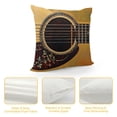 thumbnail image 4 of YINGXI Throw Pillow Covers Guitar al Decorative Square Pillowcases Cushion Cover 22x22in, 4 of 5