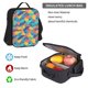 thumbnail image 5 of Easygdp Colorful Fish 1 Mochila para Niños y Niñas con Set de Caja de Almuerzo y Estuche para Lápices 3 en 1, Mochila Escolar Estampada para Adolescentes, 5 of 7