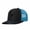 Black and blue, variant on Black Deer Antler Embroidered Color Block Trucker Hat Unisex Adjustable Cotton Breathable Fashion Cap for Travel Daily Wear