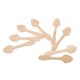 thumbnail image 4 of Wooden Fan Handles for Decor Light Yellow Wood Craft Sticks Easy to Carry and Store 8pcs, 4 of 5