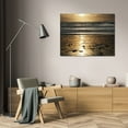 thumbnail image 3 of Vitaly Geyman 44x31 Gallery Wrapped Canvas Wall Art Titled - Golden Sunset, 3 of 4