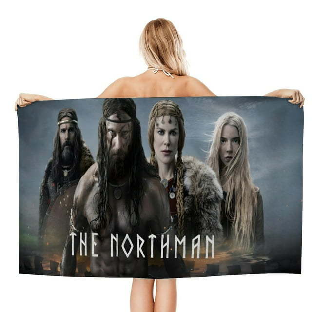 El Hombre del Norte Toalla de playa de secado rápido con diseño temático, regalo para mujeres y niñas, ideal para cumpleaños, fans, amantes de la música, uso en la playa o al aire libre, 78 × 150 cm