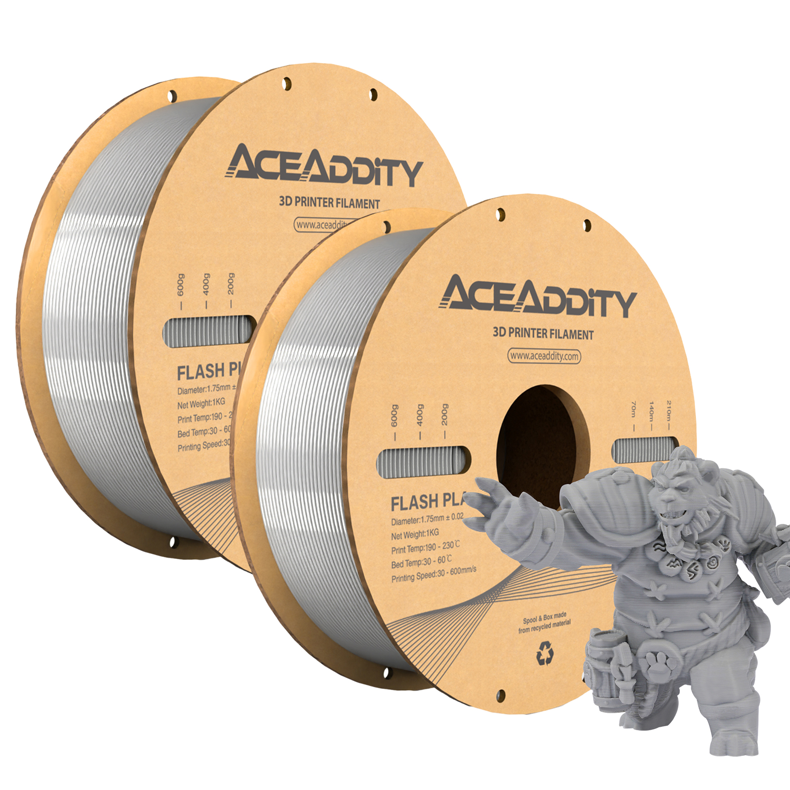 Aceaddity 3D printing supplies,Dimensional +/-0.02mm 2 3d Material 3d Hines Dimensional Suitable Most Of Printer Spool Suitable Most Material Eco-friendly Spool Eco-friendly Spool Suitable Of 3d - image 2 of 5