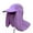 Purple, variant on Sun Cap Fishing Hat,360° Sun Protection Fishing Flap Caps Men Women Quick Dry Sunshade UV Protection Removable Ear Neck Cover Outdoor Sportswear Accessories