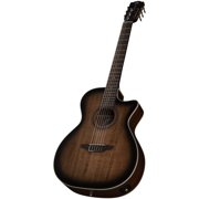 Luna Art Vintage Nylon String Acoustic-electric Guitar - Distressed Brown Burst