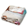 thumbnail image 3 of Seashell On The Beach Soft Cozy Warm, Lightweight And Plush Flannel Throw Blankets - Perfect for Couch, Bed, Travel, 3 of 7