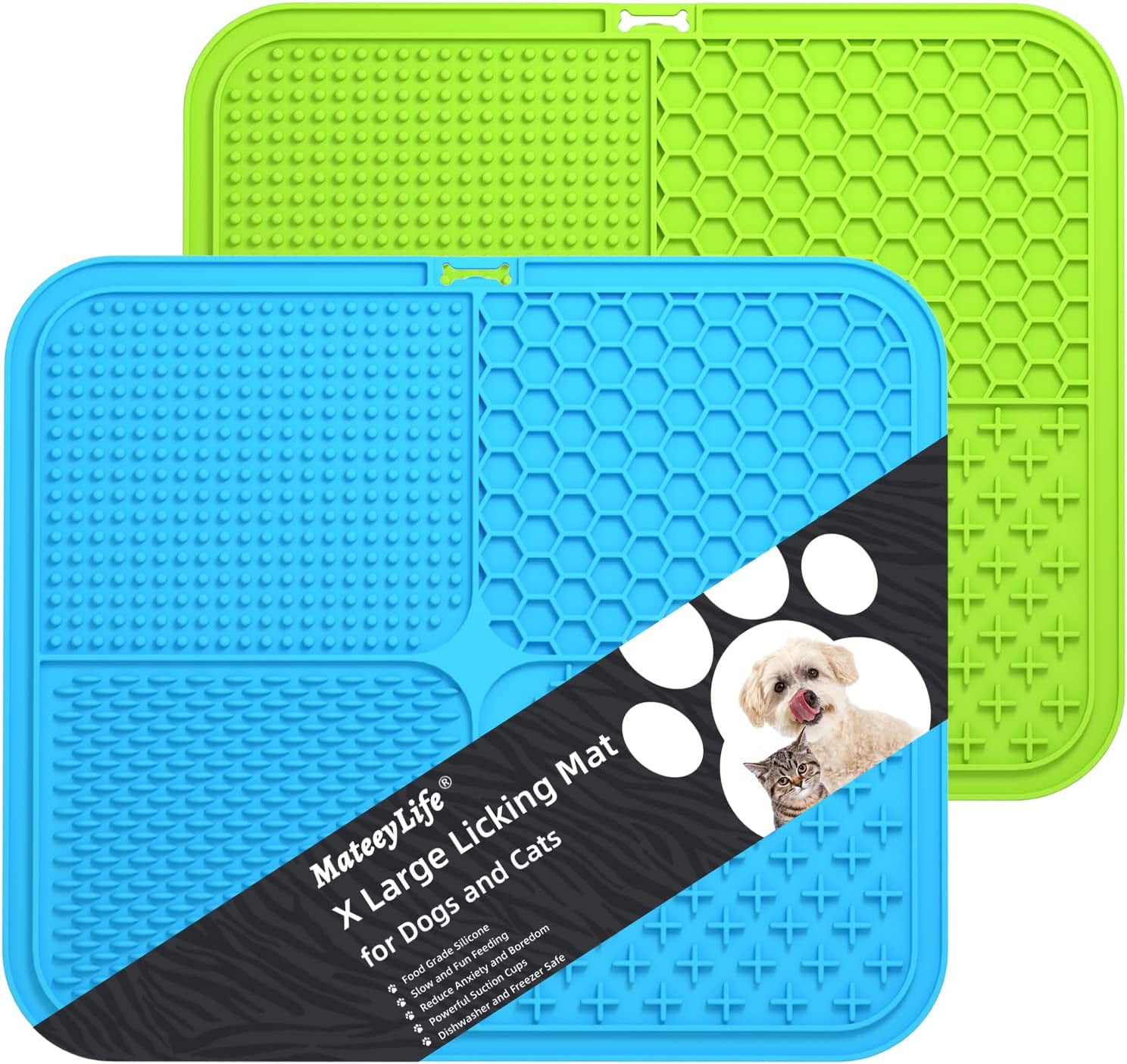 Lick Mats For Dogs, 2pcs Licky Mats For Dogs And Cats, Dog Lick
