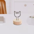 thumbnail image 6 of Place Card Holder Table Number Holders Desk Note Holder Clip for Anniversary Cat, 6 of 8