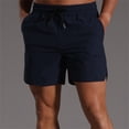 thumbnail image 3 of Athletic Running Shorts for Men Summer Casual Elastic Waist Loose Fit Lightweight Workout Gym Shorts with Pockets, 3 of 5