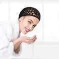 thumbnail image 4 of Hioecau Elastic Knit Hair Net Comfortable Breathable Mesh Hairnet with Stretchy Edges Secure Fit Wig Base Cap Hair Care Solution, 4 of 8