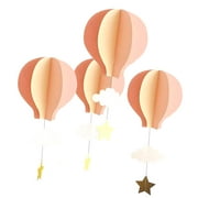 SKYSONIC Hot Air Balloon Decorations for Shower (Light Blue,8 Pack)