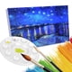 thumbnail image 4 of 15 piezas de paletas de bandejas de pintura redondas de plástico para manualidades con acuarela, óleo y acrílico, paletas de pintura artística DIY, color blanco (15 piezas), 4 of 4