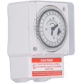 thumbnail image 2 of Yazoeia Mechanical Time Switch 24 Hour Cycle 15 Minute Interval Clock Timer Switch FEI CJC912-153768, 2 of 6