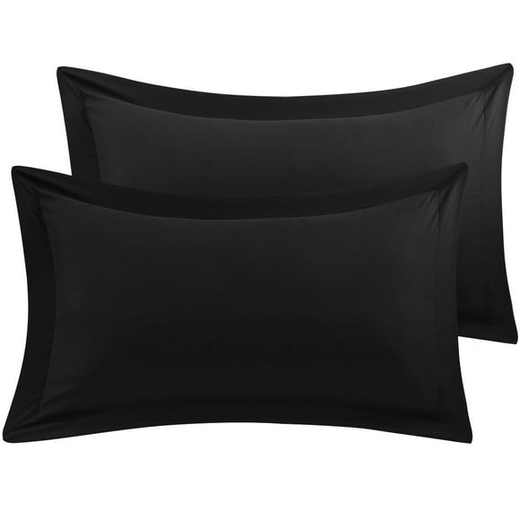 Unique Bargains Pillowcases Soft 1800 Microfiber Pillow Shams No Zipper 2pcs