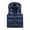 Dark Blue #3, variant on Zimjoy Black Puffer Vest Men Windproof Thick Big and Tall Heated Vest Warm Detachable Hooded Outdoor Vests Casual Light Zip Up Puffer Jacket Men with Pockets, Black S