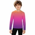 thumbnail image 5 of JAJAHO Girls Boys Rash Guard Swim Shirt For Kids 3-14Y Raglan Long Sleeve Sun Protection Shirts Athletic Rashguard, 5 of 6