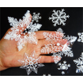 thumbnail image 5 of Pegatina decorativa navideña con forma de copo de nieve, Papá Noel, alce, muñeco de nieve, pegatina electrostática, pegatina para ventana con Feliz Navidad, 5 of 5