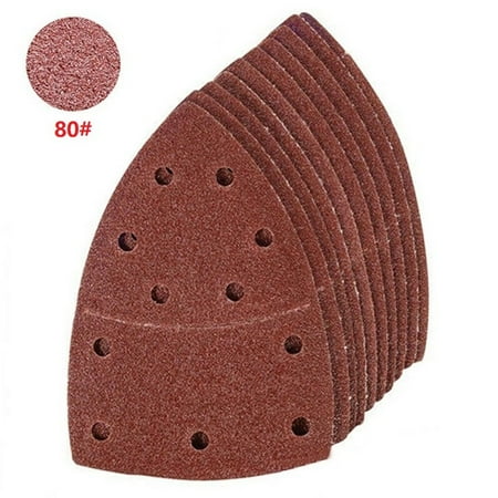 

10pcs Sanding Sheets 11 Holes For Bosch PSM 160A Detail Palm Sander Grit 40-2000