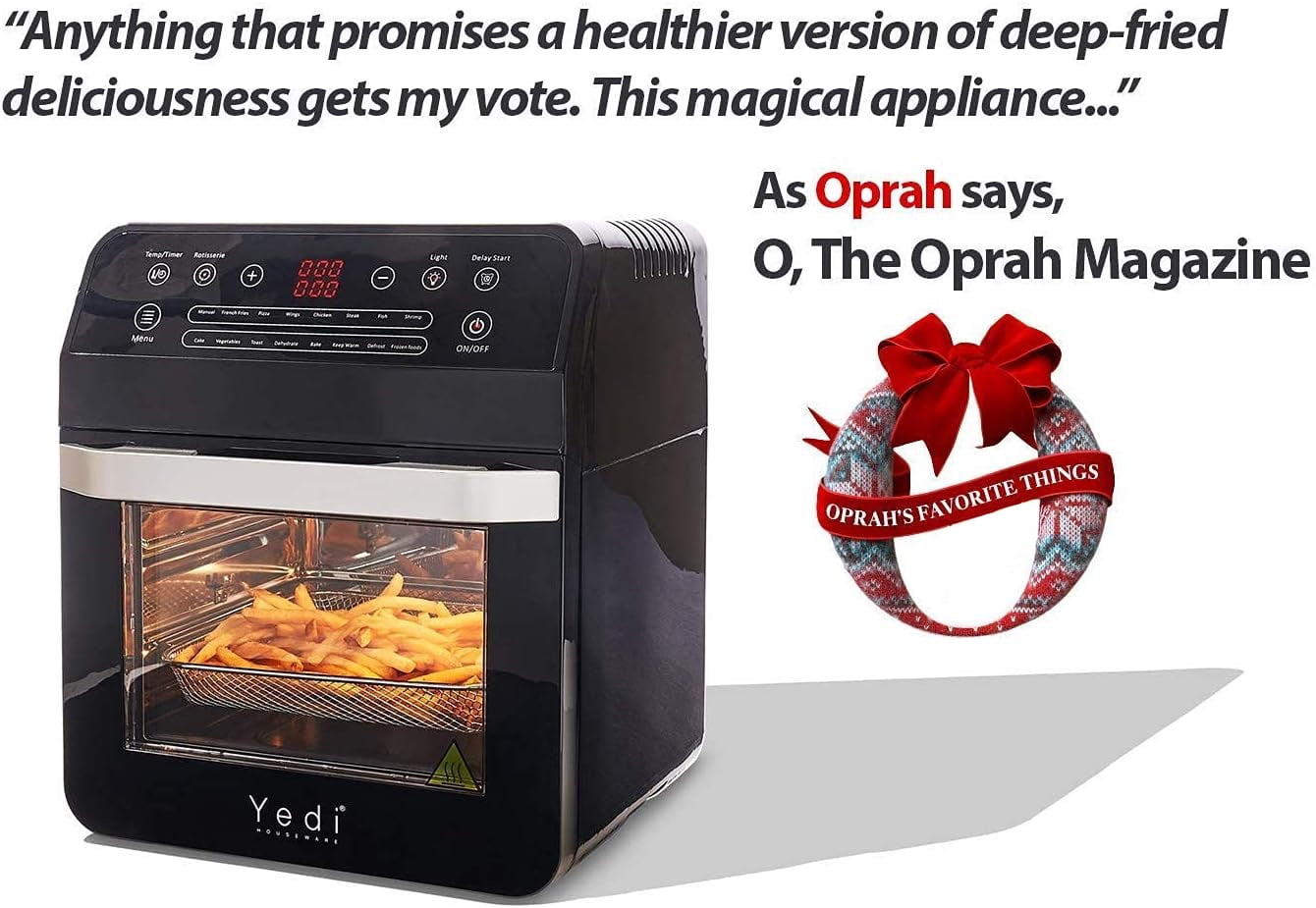 Yedi Total Package Air Fryer Oven XL, 12.7 Quart