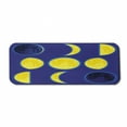 thumbnail image 1 of Moon Computer Mouse Pad, Lunar Phases Scheme on a Night Sky Backdrop in Simplistic Cartoon Style, Rectangle Non-Slip Rubber Mousepad Large, 31" x 12" Gaming Size, Indigo Yellow, by Ambesonne, 1 of 2