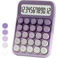 thumbnail image 1 of Purple Gradient Calculator - 12-Digit Display with Large Buttons, Cute Office & School Accessory for Easy Math (Stylish Design), 1 of 7