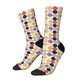 thumbnail image 1 of Fotbe Polka Dot Calcetas Largas con Estampado para Hombre y Mujer – Calcetas de Compresión Transpirables y Elásticas, Viajar y Uso Diario Talla 5-11, 1 of 6