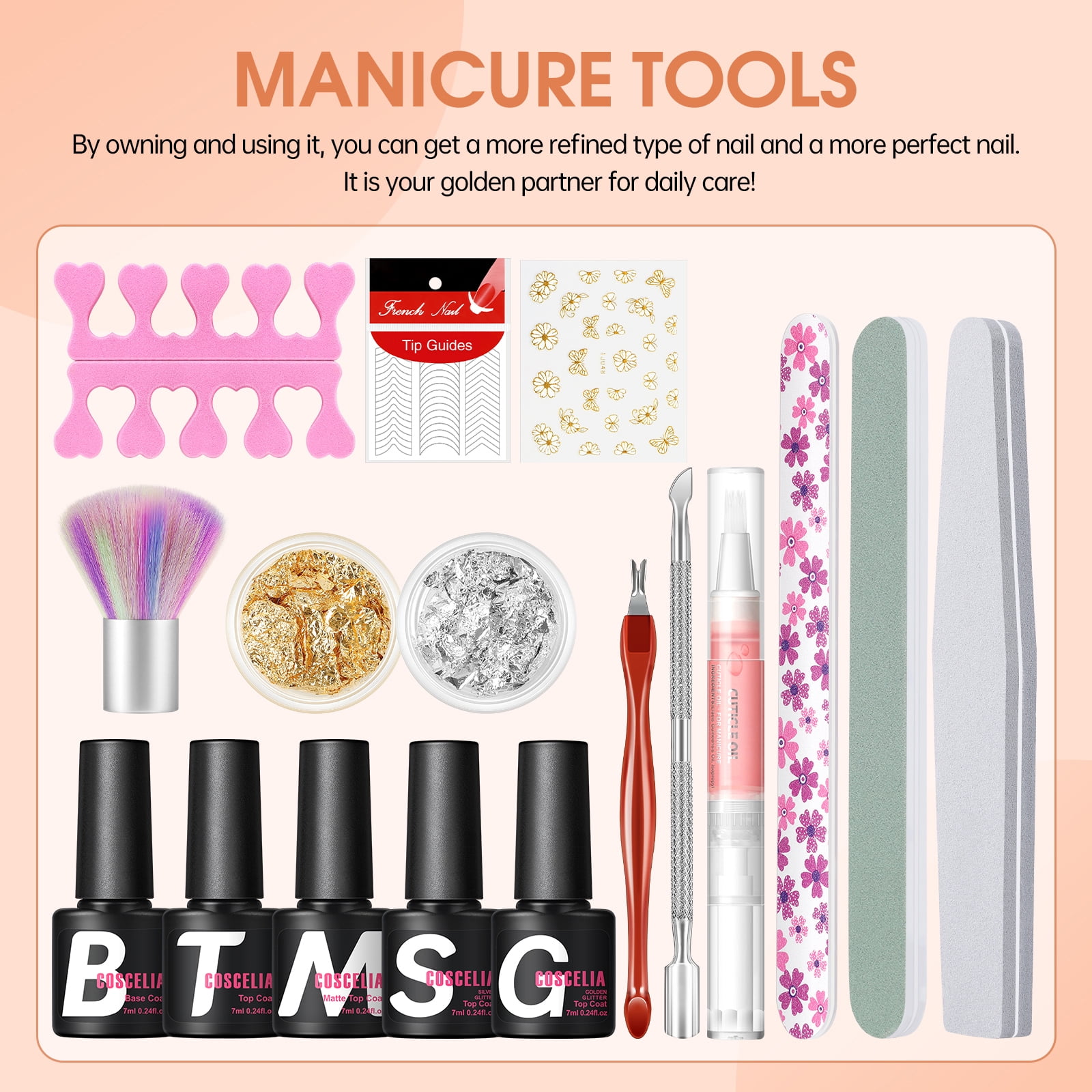 Coscelia Gel Nail Polish Kit with U V Light and Drill Starter Kit 10pc Gel Nail Polish 3pc Poly Nail Gel Nail Art Decoration Gift for Women DIY Home