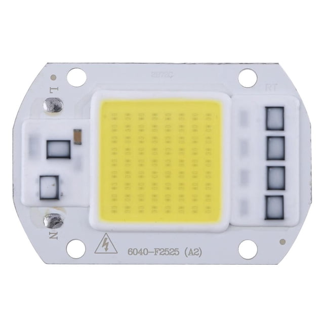 Chip de lámpara LED COB de alta potencia 50W CA 220V 5 uds para reflector de foco