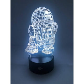 MOSSOM 2 Bases 5 Patterns Star Wars Gifts 3D Illusion Lamp - Star Wars Toys  LED Night Light for Kids Room Decor, 7 Color Change for Men Star Wars Fans  Boys Girls