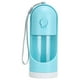 thumbnail image 1 of Dispensador de botella de agua telescópico, taza plegable portátil para mascotas, para perros, gatos, viajes, beber, azul, 1 of 5
