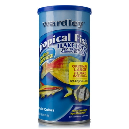 Wardley Tropical Fish Food Flakes, 3 oz