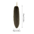 thumbnail image 2 of Fluffy Fur Tail Hanging Ornaments With Hook, Soft Plush Keychain Backpack Tassel Bag Handbag Accessory Cute Pendant, 2 of 4
