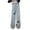 Blue, variant on Cute Jeans for Teen Girls Y2𝐊 Heart Patchwork High Waisted Straight Leg Baggy Jeans Wide Leg Denim Pants Preppy Clothes