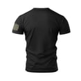thumbnail image 4 of MLQIDK VINRAGE LIMITED EDITION Men's Printed Round Neck Short Sleeve Casual Sport Tshirt Lightweight Breathable Comfort Fit Athletic Top Black M, 4 of 5