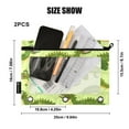 thumbnail image 3 of Funny Little Crocodile 2 Pack Pencil Pouch for 3 Ring Binder Smooth Zipper Folders with Pockets Clear Window Pencil Case, 3 of 6