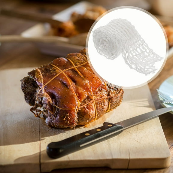 FRCOLOR  Butcher Twine for Meat Cooking Beef Netting Polyester Beige