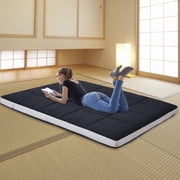 SLSY Futon Mattress, Extra Thick Padded Japanese Floor Mattress Quilted Bed Mattress Topper, Folding Floor Lounger Sleeping Pad Guest Bed