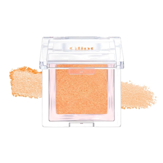 Glint Baked Blush (Eternal Breeze 0.08oz) - Rubor facial en polvo de larga duración para todo el día para una apariencia natural. Maquillaje coreano para el cuidado de la piel coreano. Color mezclable