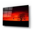 thumbnail image 2 of Epic Art 'Lone Tree And A Bird' by Ata Alishahi, Acrylic Glass Wall Art, 24"x16", 2 of 8