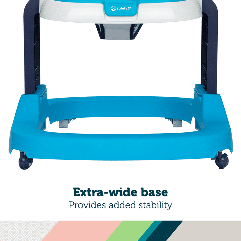 Safety 1st Ready, Set, Walk! DX Developmental Walker, 3 Toys, 12