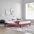 thumbnail image 1 of Modway Reign Perfomance Velvet Platform Bed Frame, Full, Red, 1 of 6
