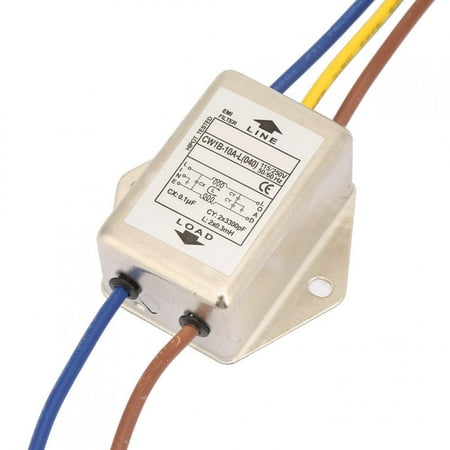 

Power Filter Single Bipolar Single Phase Power Supply Filter Single Phase Filter For Wihte Goods Treadmills Switching Power Supplies Industry