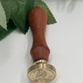 thumbnail image 2 of WHEANG Home Decor Fire Lacquer Seal Retro English Letter Copper Headquets Seal Wax Hand Account Seal and Copper Chapter Bronze Head One Size Multi-Color, 2 of 4