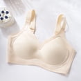thumbnail image 2 of Agkizg Summer Seamless Wireless Daily Bra,Padded Back Beauty Bra,Thick Cup Push Up Soft Stretchy Comfortable Bra for Casual All Day Wear (Women's or Women's Plus), 2 of 4